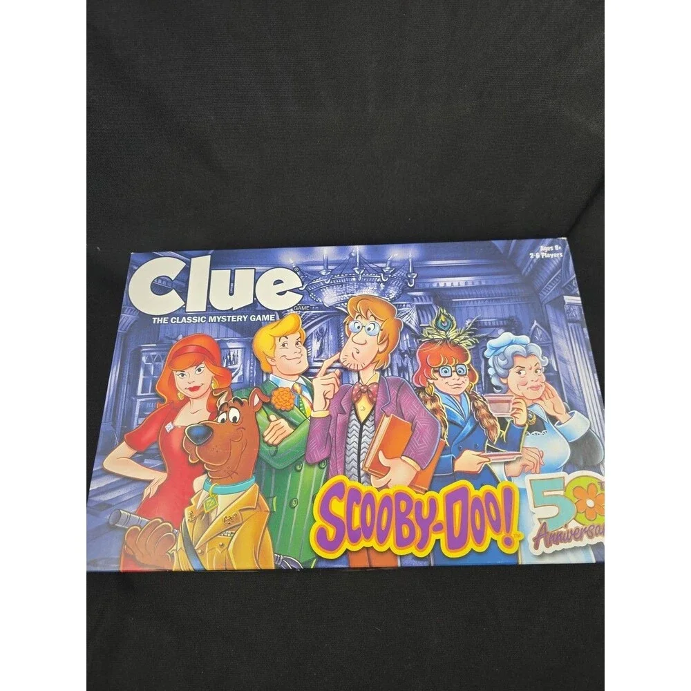 Scooby-Doo Clue 50th Anniversary Board Game Missing One Game Piece (Mrs White)